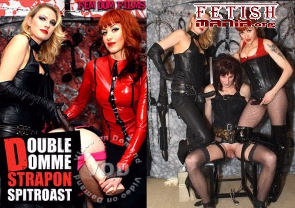 [FemDom Films] Double Domme Strapon Spitroast [Mistress Akella]