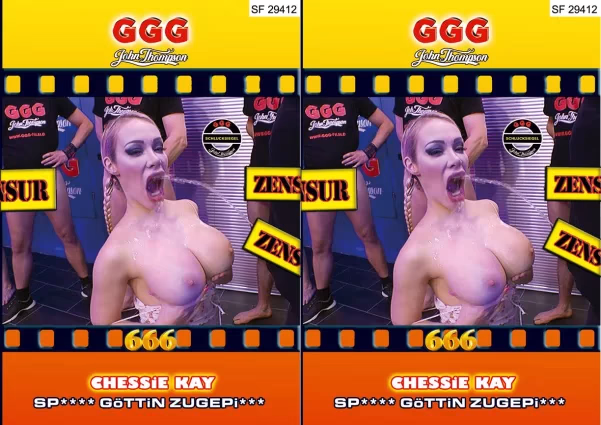 Chessie Kay - Sperma Göttin Zugepisst | Bukkake Movie