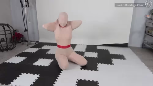 Hinako from Human Doggy Zentai Tights Escape Challenge