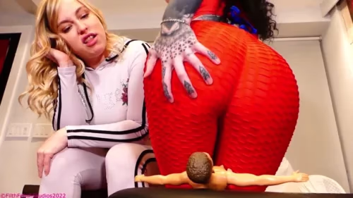 Mercy Rage - Little Man Late on Rent and Crushed | Femdom Video