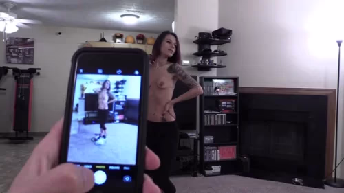 Ex-wife Hypnotized by ex-husband's device, forced into topless poses for child support
