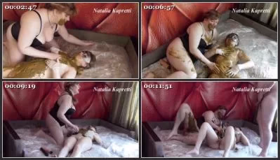 Natalia Kapretti covered in shit and masturbating