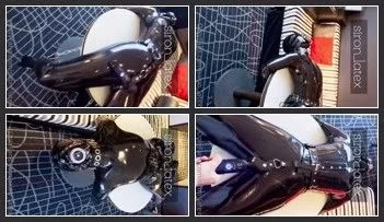 Rubber doll like table with magic wand