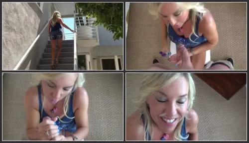 Sandra Otterson - Palm Springs Cum Suckfest | Swallow Video