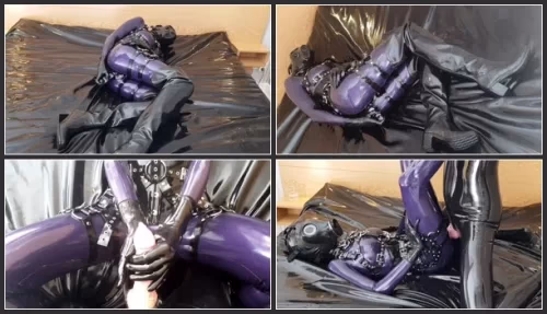 Lalola - Full latex suit giving anal-only at the hotel