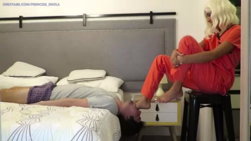 I wiggled my toes inside his throat
