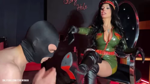 EvilWoman Cruel Latex Officer