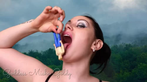 Look into the abyss inside of Misha Goldy's throat