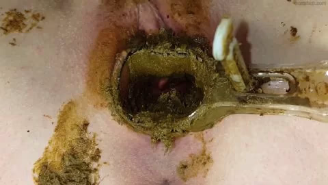 Inside AnnaCoprofield's dirty schoolgirls shit filled pussy part 1