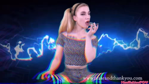 Janey Bliss - Feeling of ghost stroking in chastity
