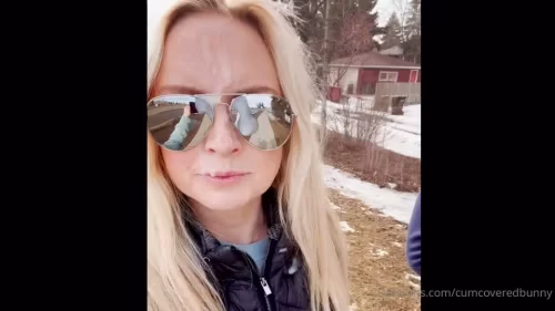 CumCoveredBunny - Mall cumwalk