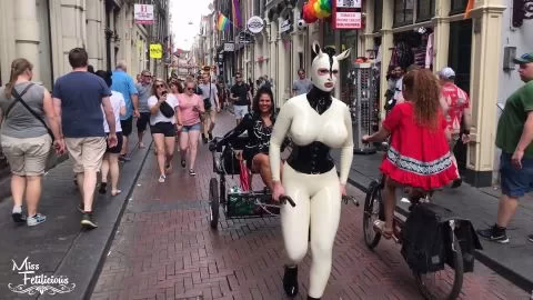 Miss Fetilicious - Pony adventures in Amsterdam part 2 | Latex Video