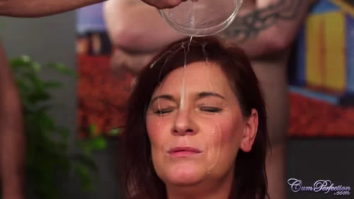 Wendy Taylor - Cum Bucket Challenge | Bukkake Video