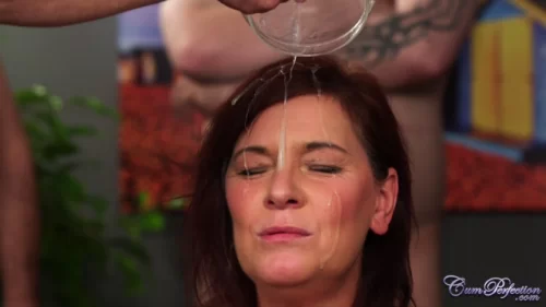 Wendy Taylor - Cum Bucket Challenge | Bukkake Video