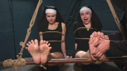 Tonya - Tickling Two Barefoot Nuns | Legs Video