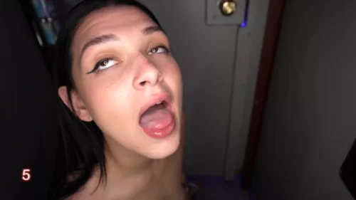 Virgo - First Time Gloryhole Porn Visit | Cum Play Video