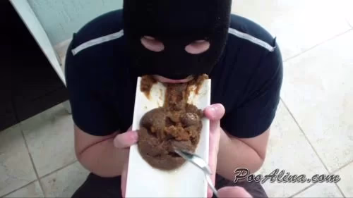 Poo Alina - Test Instrument For Feeding A Toilet Slave | Scat Video