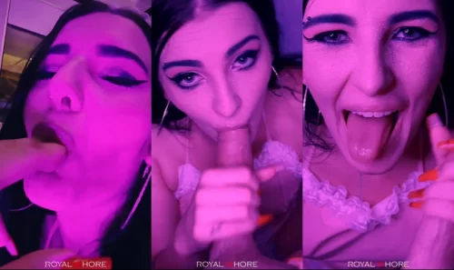 Suzie Sparklez - Pees on the floor then sucks cock | Extreme Video