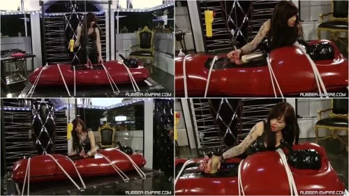 Lady Ashley - Lost In A Rubber Jail - Pumped cock