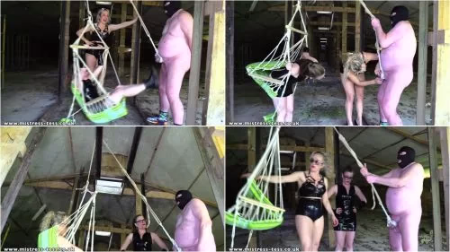 Mistress Tess - Two Swingers - Genital punishment