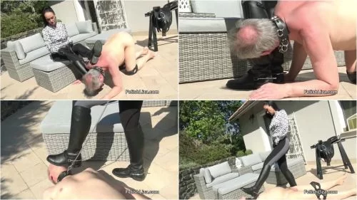 Fetish Liza - Boot Licking Stable Boy - Sexual humiliation