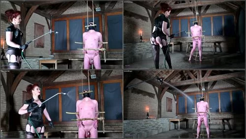 Lady Renee - Predicament Bondaged-Up Bitch - Water torture