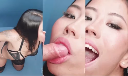 Lore Hot - Sucks Incoming Cocks in Gloryhole Box 2 | Cum Play Video