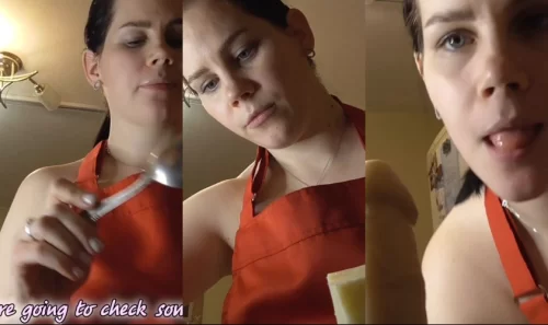 Anna Sky - Sexy Giantess Cooked Her Tiny Boy | Shrinking Video