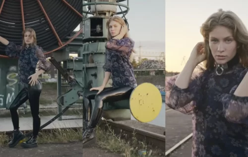 Leila Herring - LateXperiment Fashion Model Part 11 | Shiny Clothes Video