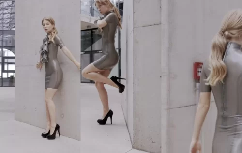 Leila Herring - LateXperiment Fashion Model Part 12 | Shiny Clothes Video