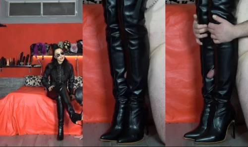 Mistress Gaia - My Boots as Your Pussy | Soles Video