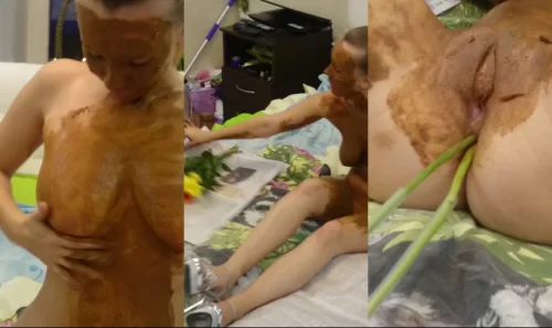 BrownWife - I'm A Dirty Vase Under The Flowers | Poop Video