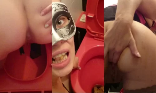 BrownWife - I'm Licking A Dirty Toilet | Poop Video