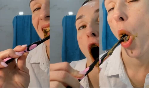 OksiLove - Let's brush my teeth with shit paste | Poop Video