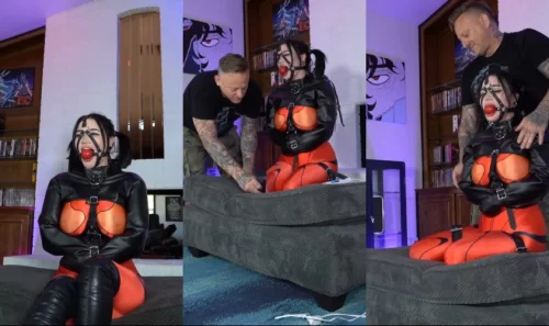 Kylie Moone - Cosplay Cutie Straightjacket Struggles | BDSM Video