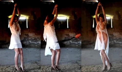 Lea Tyron - Captive And Whipped In Old Mill Part 2 | BDSM Video