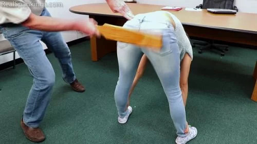 A Severe Paddling For Dress Code Violations - Kiki - Pain