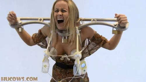 The dual breast pump stretching Sarah Jain nipples