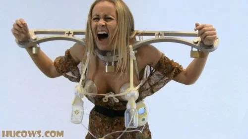 The dual breast pump stretching Sarah Jain nipples