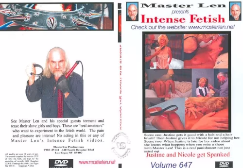 Justine - Intense Fetish Volume 647 -  Get Spanked | Gecko Production