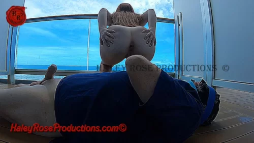 Haley Rose - Cruise Ship Balcony Shit Feeding | Kaviar Video