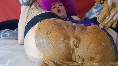 Lamia Dark - Yummy shit tasting and rubbing body | Poop Video
