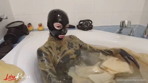 LatexRapture - The Rubber Bath | Shiny Clothes Video
