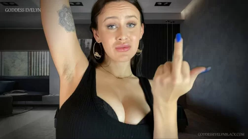 Goddess Evelyn - Cum In Your Pants Armpit Freak | Humiliation Video