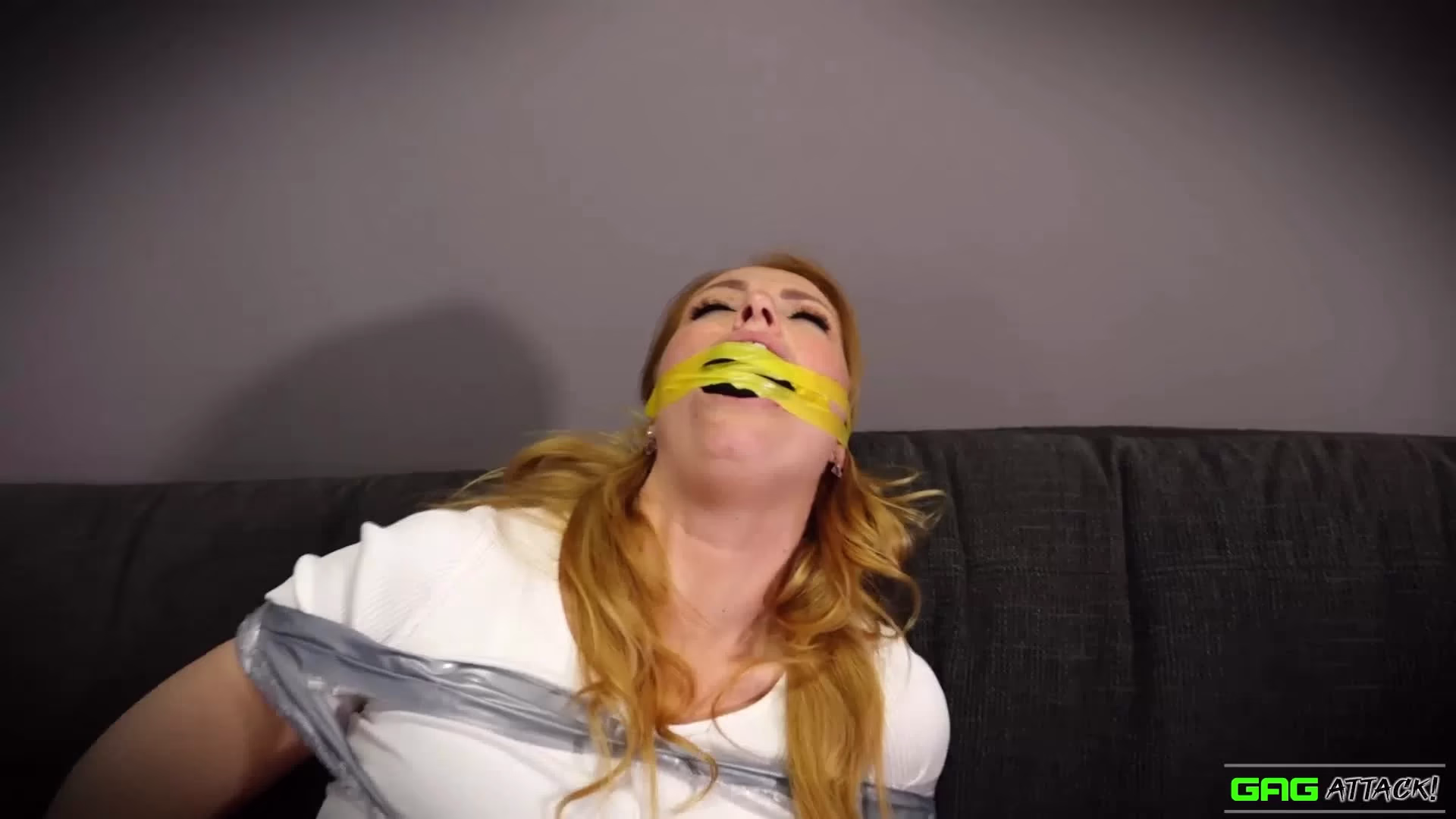 Mila - Put In Tape Bondage | BDSM Video
