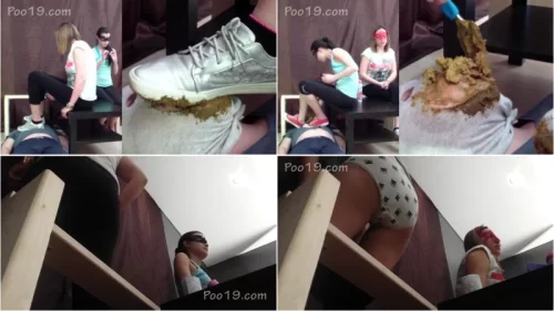 Christina - 2 Sweet Asses Treated Me With Morning Shit | Poo19 Video