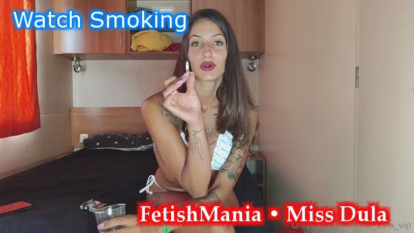 Miss Dula - The Cigarette Slowly Burns Out | Smoking Video