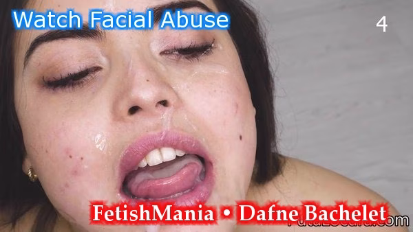 Dafne Bachelet - Slut drinks the bowl of 29 cumshots | Cum Play Video
