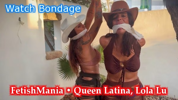 Lola Lu - Slutty Bandit Girl Caught and Tied Tight | BDSM Video