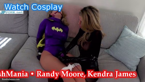 Kendra James - Binds Batgirl's wrists and ankles with strong rope | Cosplay Video